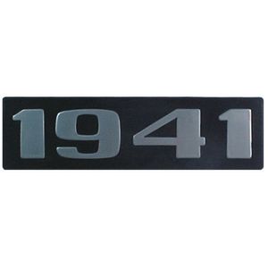 EMBLEMA PLAST C/RELEVO PRATA MB 1941