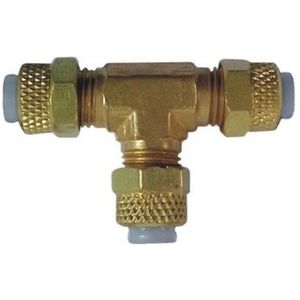 CONEXAO T BUZINA AR TUBO NYLON 1/4