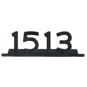 EMBLEMA PLAST PRETO MB 1513