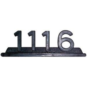 EMBLEMA PLAST PRETO MB 1116
