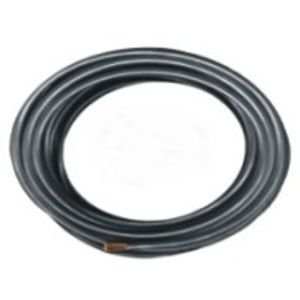 TUBO NYLON 6,35X9,53=3/8 PRETO ROLO 25MTS