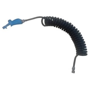 MANGUEIRA AR ESPIRAL 5MT C/BICO PLAST AZ SC/VV PT