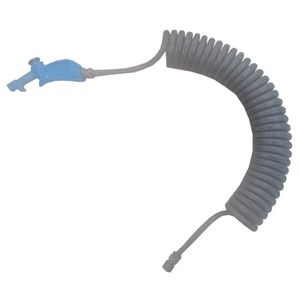 MANGUEIRA AR ESPIRAL 5MT C/BICO PLAST AZ SC/VV PR