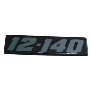 EMBLEMA RESINADO VW 12 140 PRETO