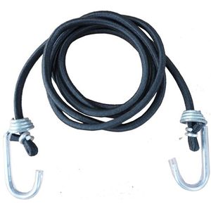 CORDA ELASTICA P/ AMARRACAO GANCHO ACO 2MTS PT