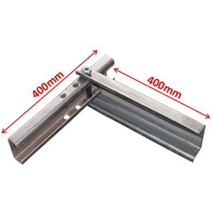 SUPORTE PARACHOQUE BASCULANTE C/REG ALT CH 3/16 F340
