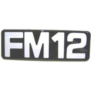 EMBLEMA FRONTAL VOLVO FM12 C/PARAFUSO