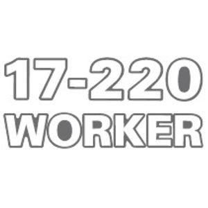 EMBLEMA RESINADO VW 17220 WORKER KIT 4 PECAS