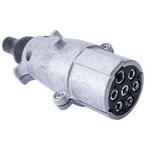 TOMADA ELETRICA MACHO ALUMINIO 7 POLOS CARRETAS