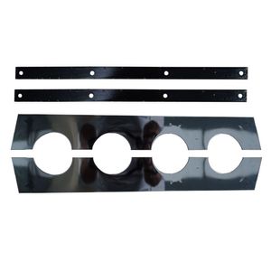CHAPA CROMADA 50 CM APARABARRO TRASEIRO F 483