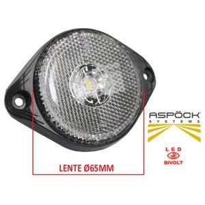 LANTERNA ASPOCK LED FRONT SMALL C/SUP BI VOLT CR