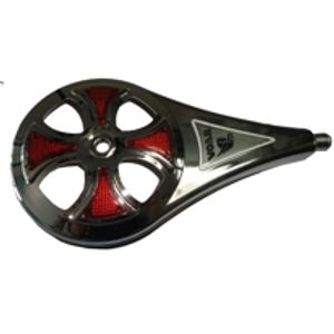 CALOTINHA PLAST CROMADA C/REFLET TREVO VM
