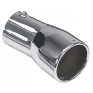 TUBO ESCAPE CROMADO CURVO 5POL 260MM