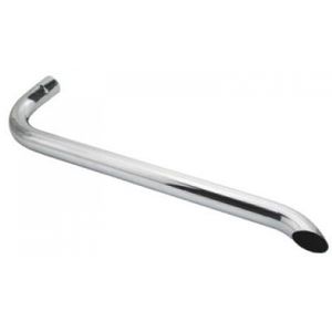 TUBO LAT ESCAPE CROMADO 3 1/2X3 POL 1 250MM