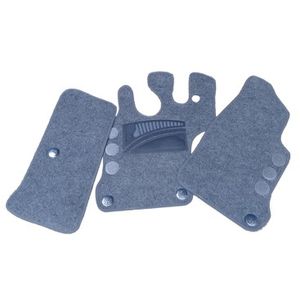 TAPETE CARPETE VW WORKER ELETRO CINZA(C/VELCRO)