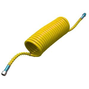 MANGUEIRA ESPIRAL NYLON BITREN M16 MACHO/FEMEA 5,5MT AM