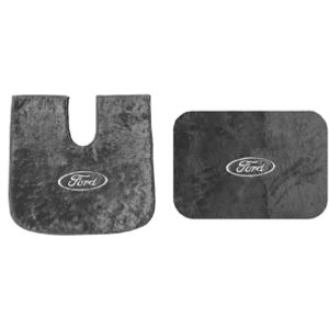 TAPETINHO C/LOGO FORD COM CORTE 60X50 CINZA