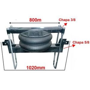 SUSPENSOR CARRETAS CHASSIS ATE 1020MM REF F 613
