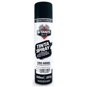 TINTA AEROSOL PRETO ALTA TEMPERATURA 300ML/207G