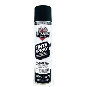 TINTA AEROSOL PRETO FOSCO 300ML/207G