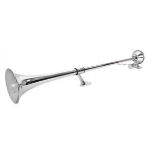 BUZINA MARITIMA METAL CROM C/VALVULA BIVOLT 1000MM