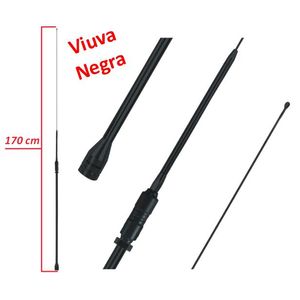 ANTENA PX MARINOX PROLONGADOR BOBINA CENTRAL PRETA