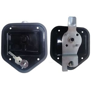 FECHADURA CAIXA AUXILIAR ACO EPOX PRETA F649PT