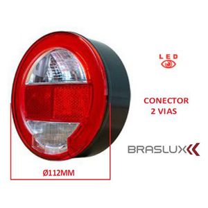 LANTERNA TRAS BRASLUX SCARLATT RETRORREFLETOR/NEB