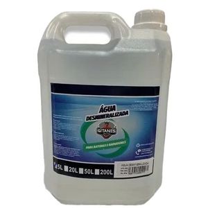 AGUA DESMINERALIZADA P/ BATERIA/RADIADOR 5 LITROS