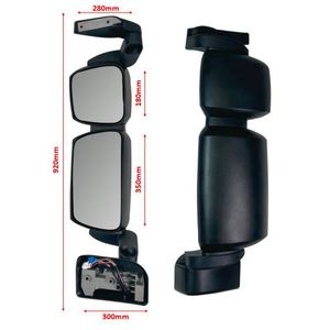ESPELHO COMPL IVECO HYHAY/TECTOR ELETR C/DESEMB ESQ
