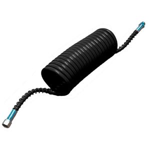 MANGUEIRA ESPIRAL NYLON BITREN M16 MACHO/FEMEA 6,5MT PT